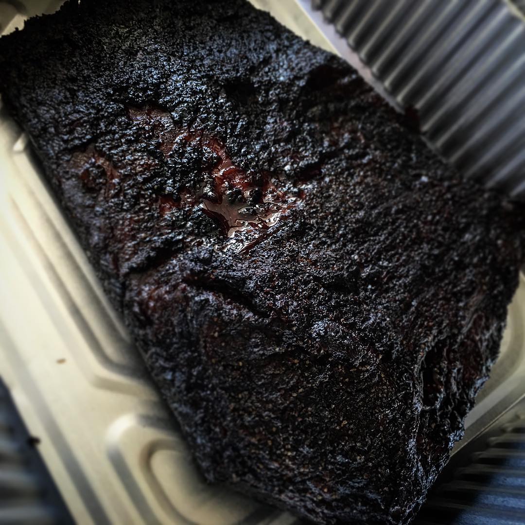 Fresh off the smoker. Rest a little...then we can cut in!! @sav_brewmaster #savannahga #beef #brisket #dryaged #dryagedbeef #dryagedbrisket #dryagedsmokebrisket #barbecue #bbq #bbqbeef #bbqbrisket