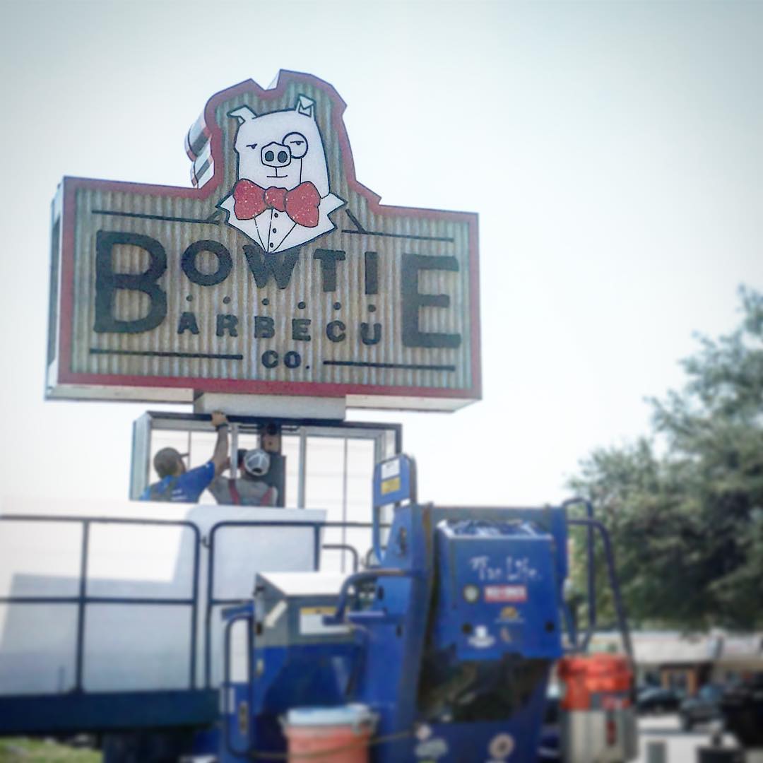 Big day today. Our signs went up!! Thanks to Doug...