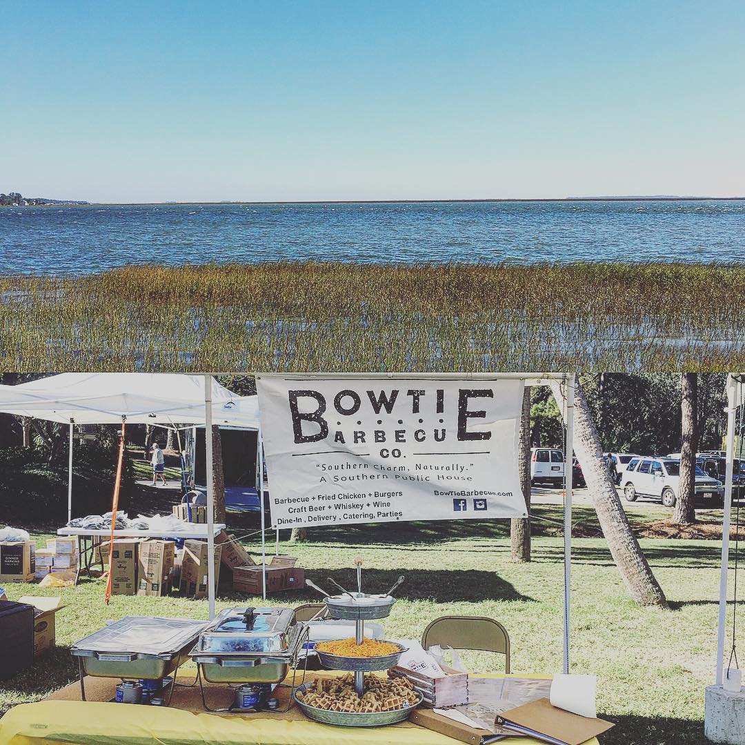 Our view today for the annual Kiwanis Club Chili Cook...