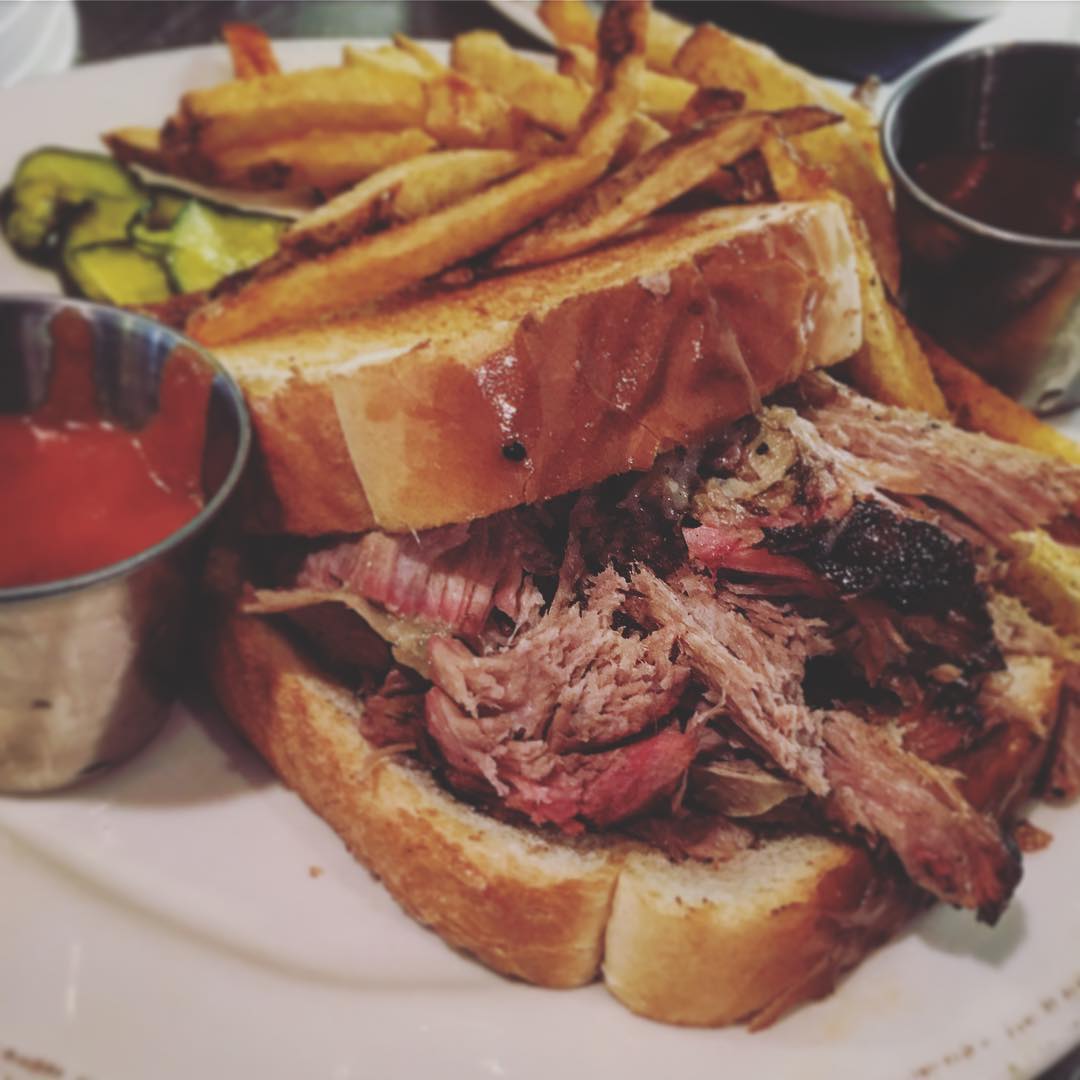 Tasty, tasty pork. Our BT Classic showcases our house smoked...