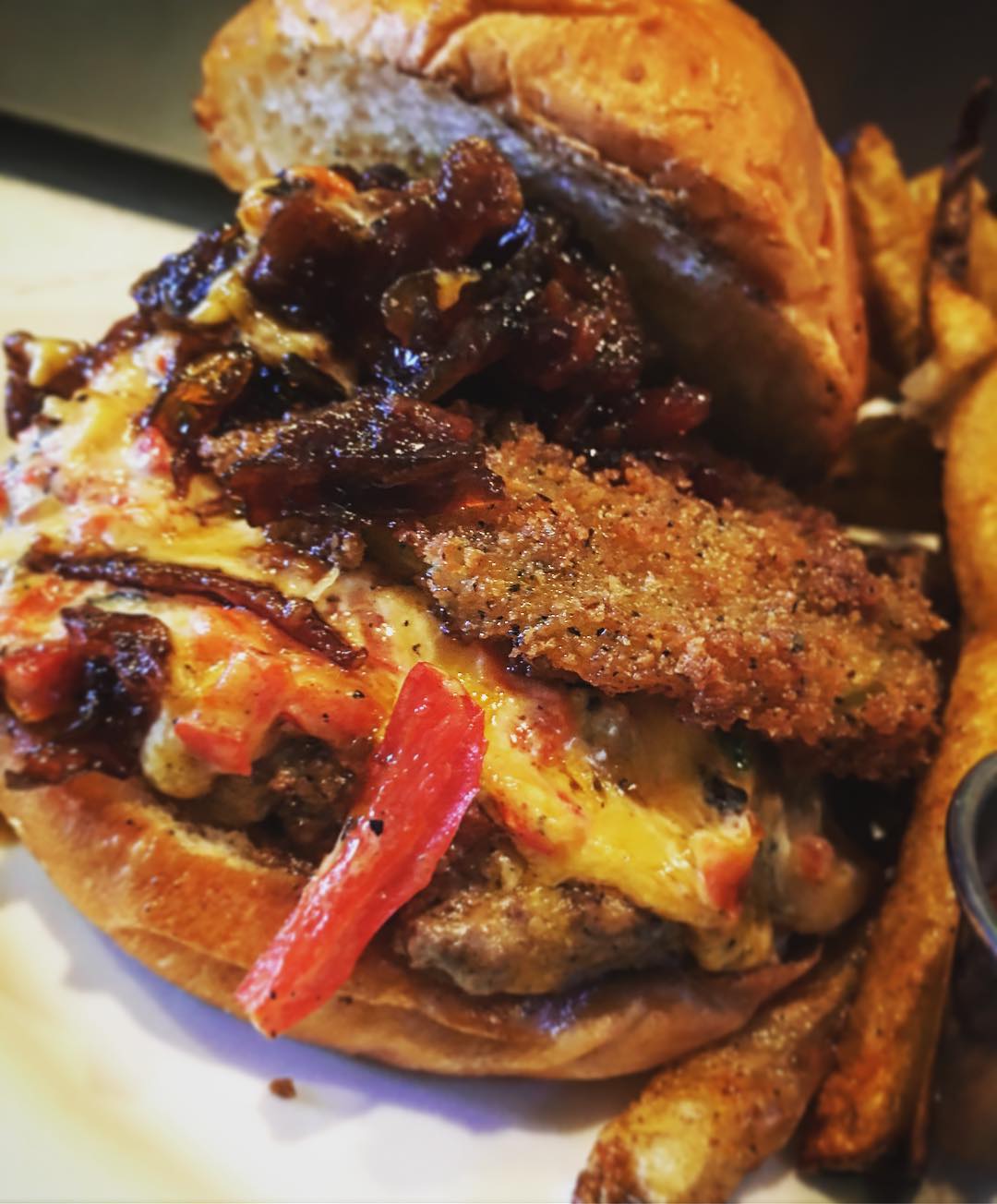 Did you know we have burgers? This guy, The Ballroom,...