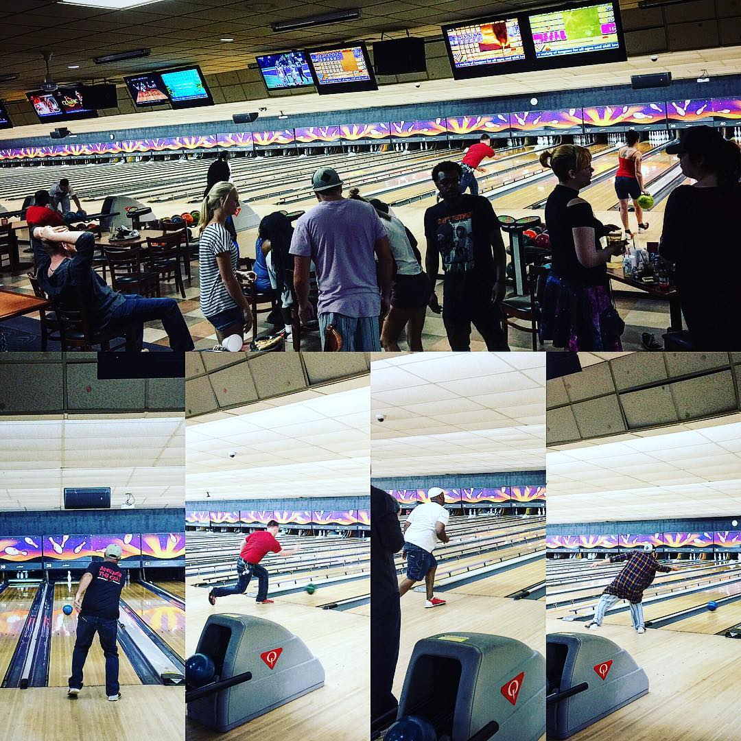 And sometimes we all go bowling