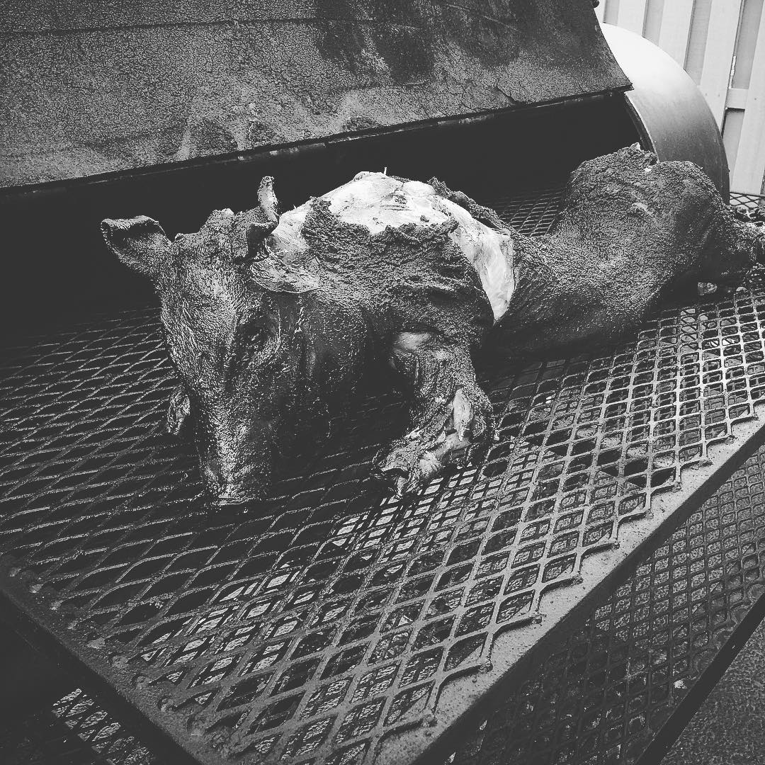 Whole Hog tonight folks! AND a low country boil. It’s…