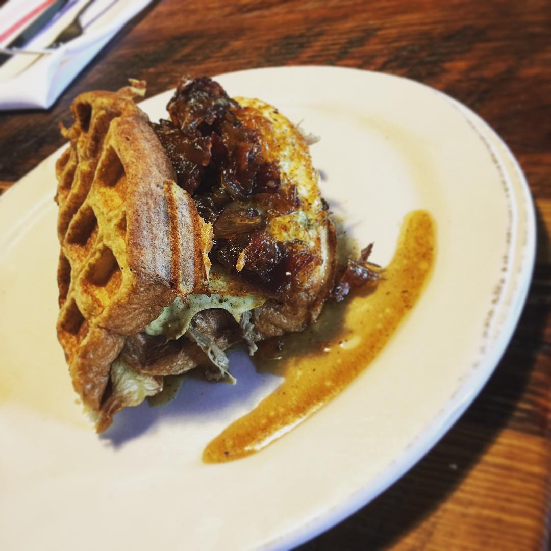 They Call Me “Monsieur Pig!” Smoked pork, fried egg, bacon…