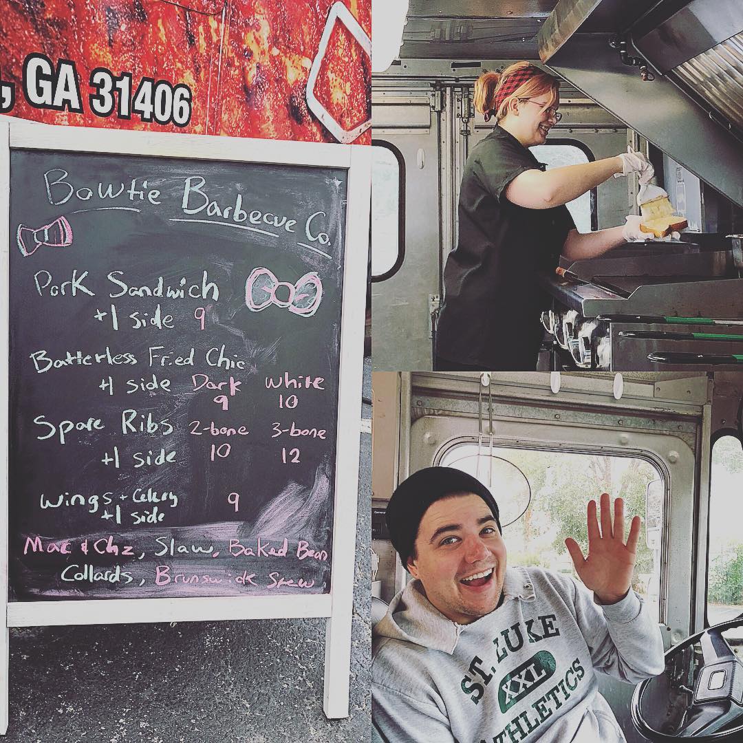 Eric and Liz are kickin’ butt on the truck today….