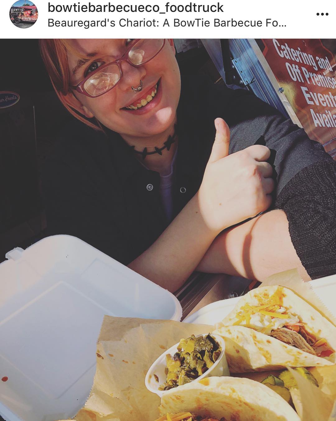 It’s chilly… but that’s ok because we’ve got TACOS!!! @bowtiebarbecueco_foodtruck