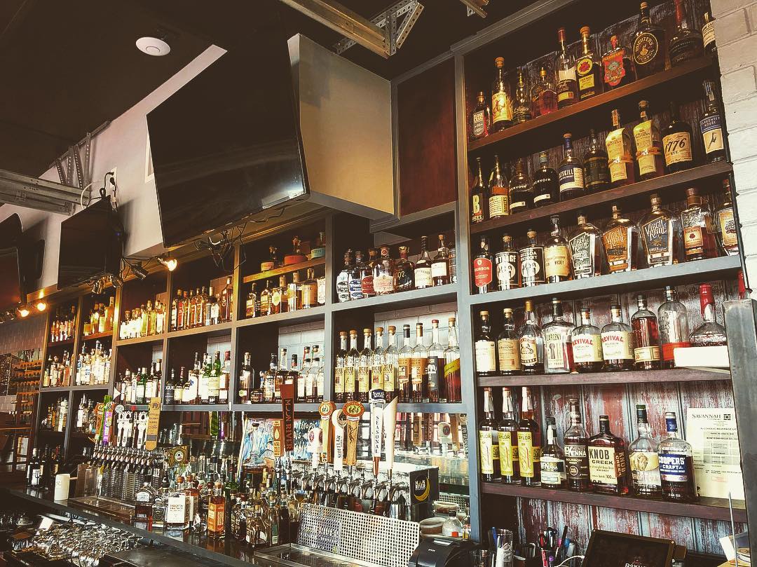 So we know the sign outside says 130 different whiskies……