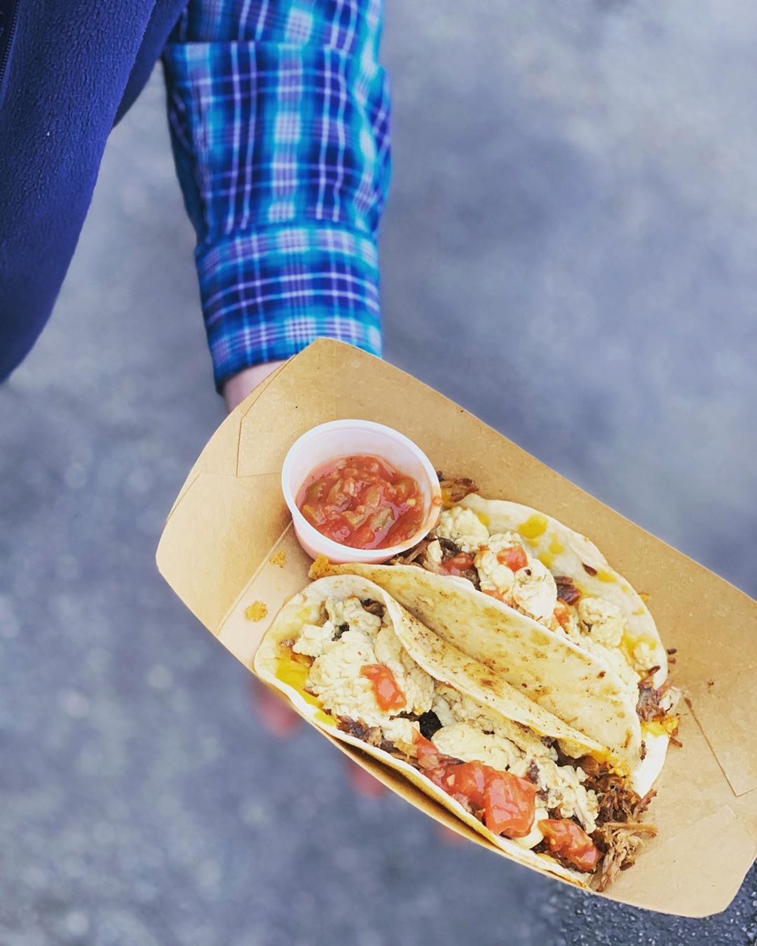 Breakfast tacos until 9